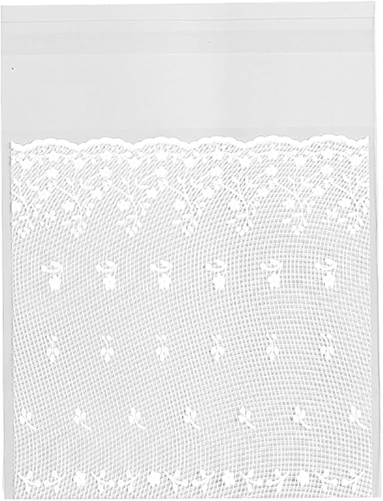 確認2299レース柄handmadeリボン400枚 ラッピング袋テープ付きopp 確認2299レース柄handmadeリボン400枚 ラッピング袋テープ付きopp